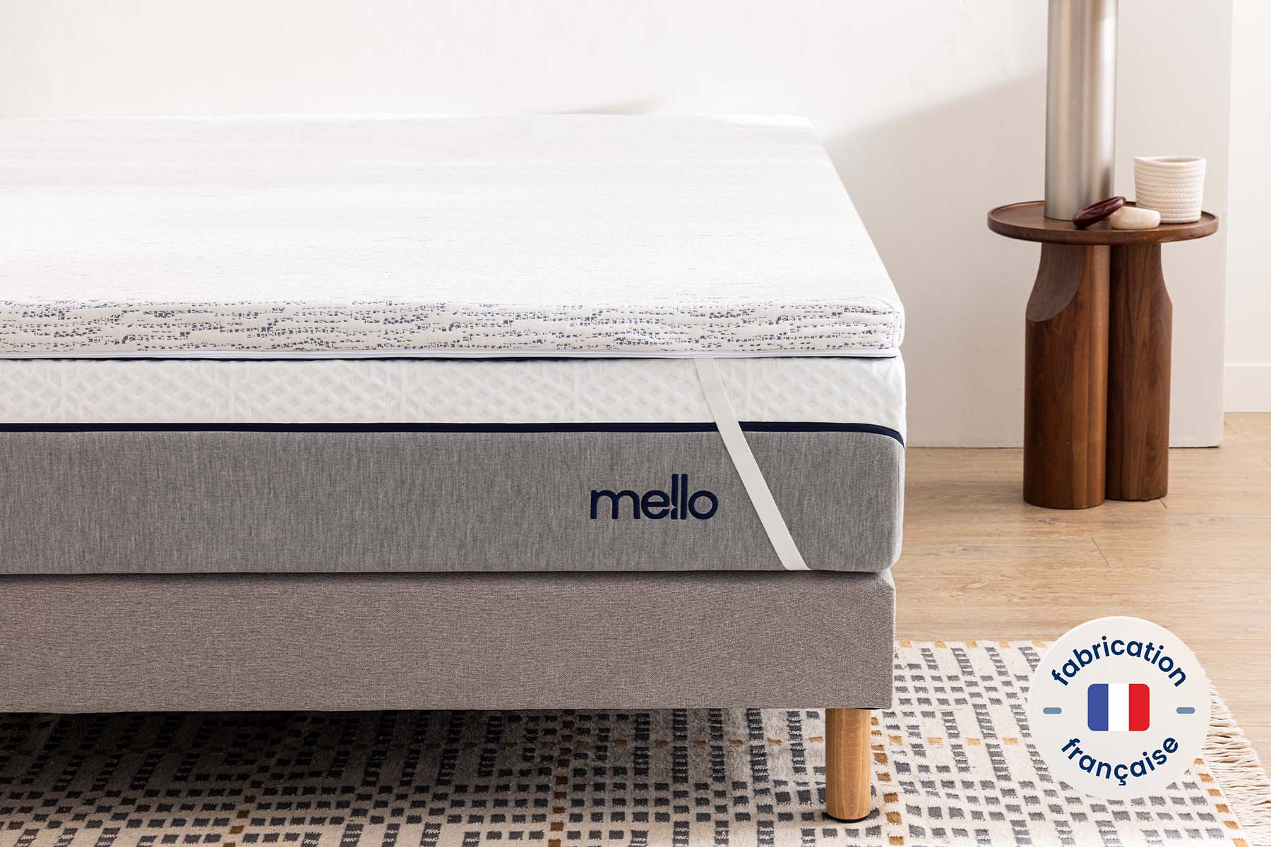 Photo officielle du surmatelas Mello Ferme