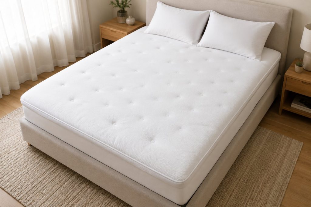 Surmatelas 160x200 sur lit deux places