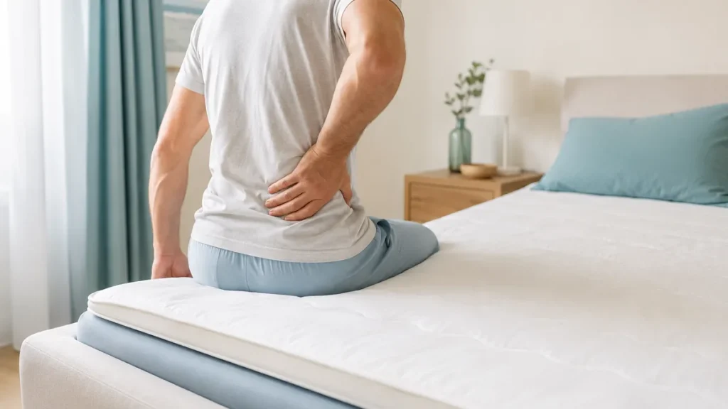 Confort de couchage et choix de surmatelas en cas de dos sensible